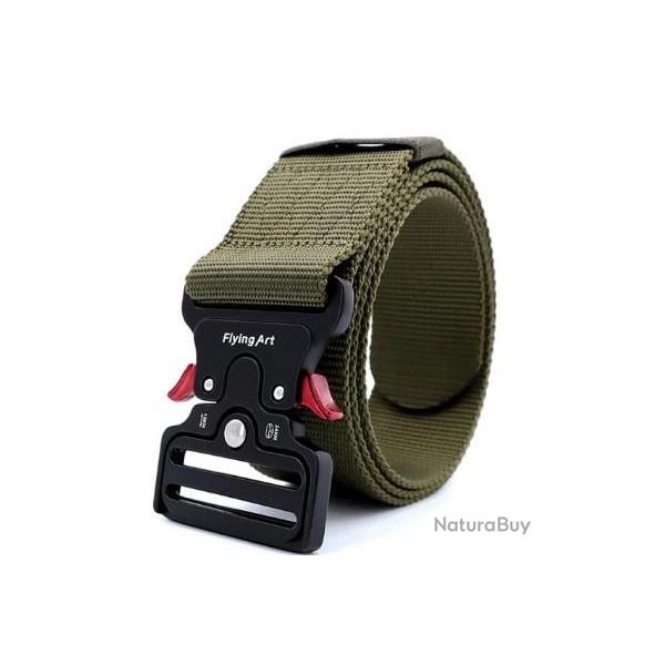 Ceinture Militaire Tactique vert arme 145 cm