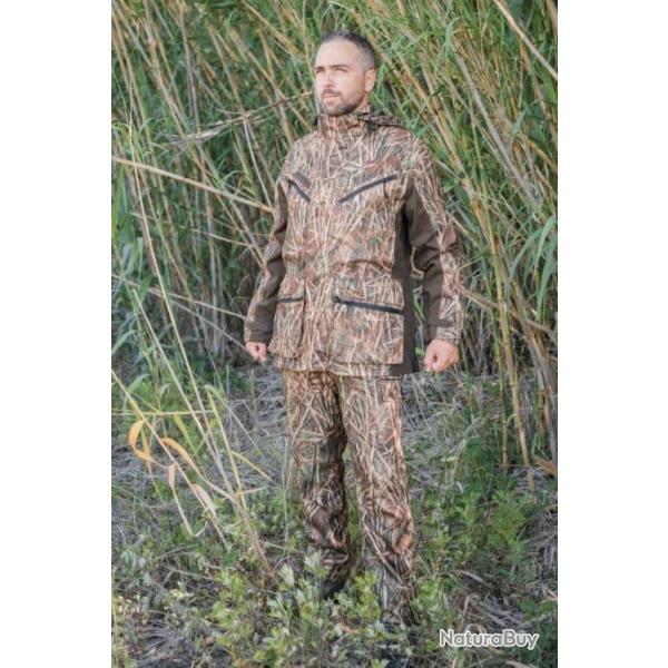SOMLYS - Veste l�g�re camouflage roseaux �tanche 475W