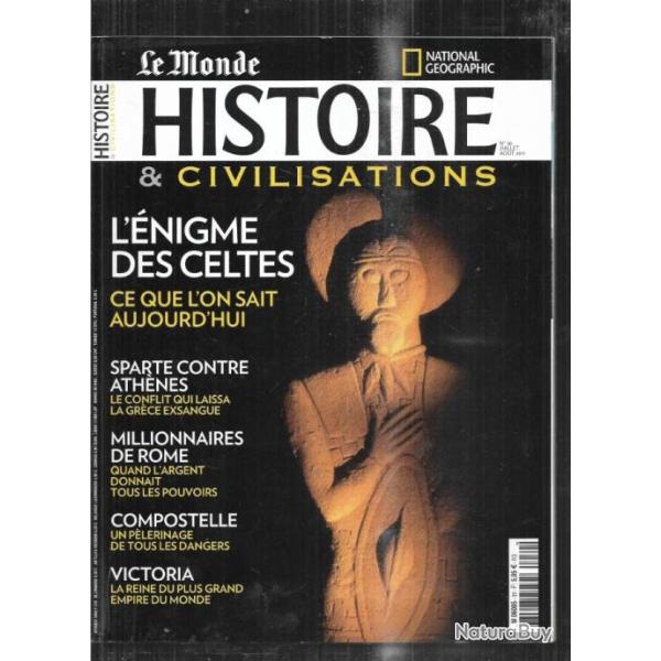 le monde histoire et civilisations 30 victoria, compostelle, l'�nigme des celtes, sparte contre ath�