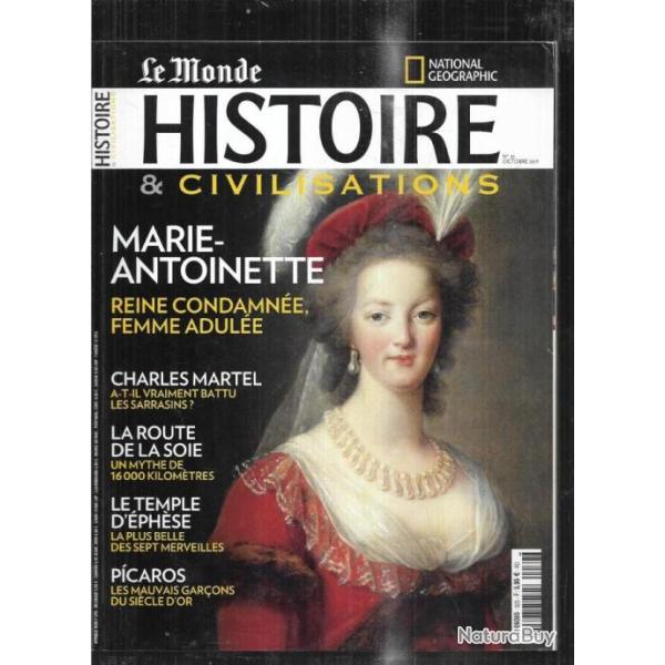 le monde histoire et civilisations 32 charles martel, marie-antoinette, route de la soie, sages sion