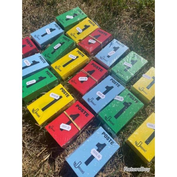 Lot de 3 Jeux de 24 cartes de poste + 3 cartes neutres Januel - Sous blister