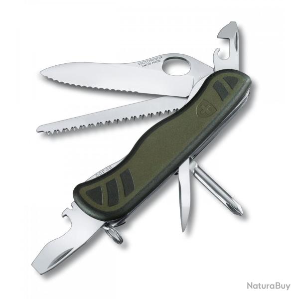 Victorinox - Couteau Suisse Soldat Suisse 2008 Kaki 10 Fonctions - 0.8461.MWCH