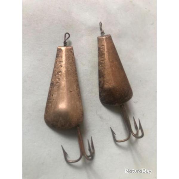 2 cuill�re argent 3,8 cm la rafle p�che carnassier occasion collection