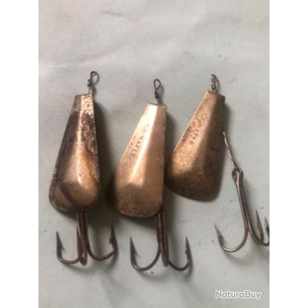 3 cuill�re argent 4,2 cm la rafle p�che carnassier occasion collection