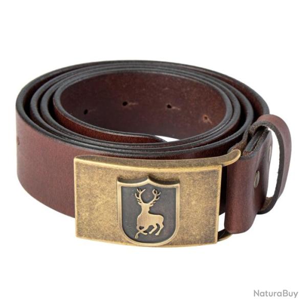 Ceinture en cuir DeerHunter avec boucle cerf - Marron clair