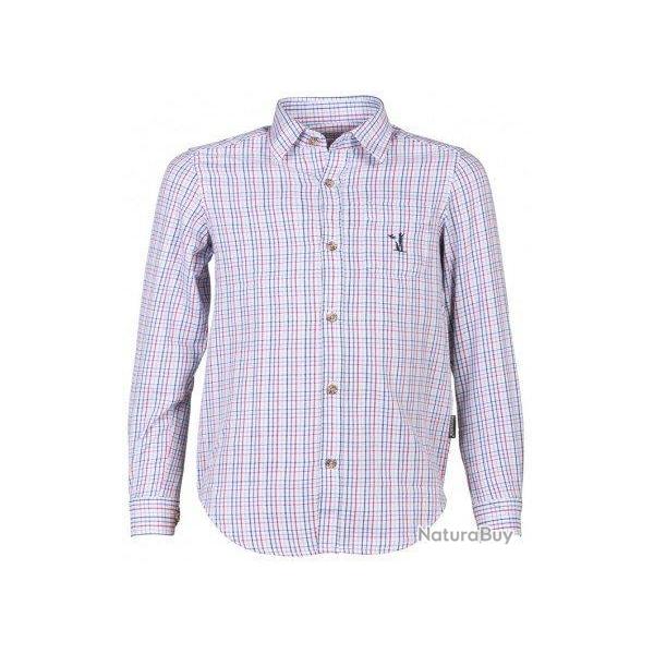 Chemise enfant � petits carreaux rouge PERCUSSION