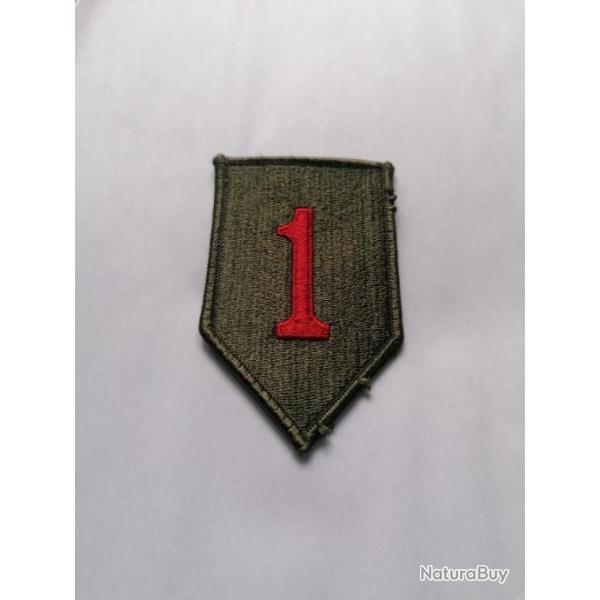 Patch arm�e us 1st INFANTRY DIVISION BIG RED ONE ORIGINAL