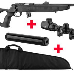 Pack carabine BO Manufacture cal. 22 LR lunette 3-9x40