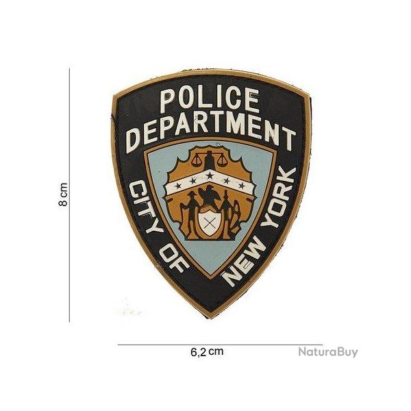 Patch 3D PVC Police Department New York (101 Inc)
