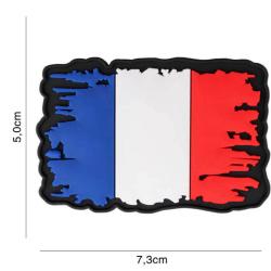 Patch 3D PVC Drapeau Vintage France (101 Inc)