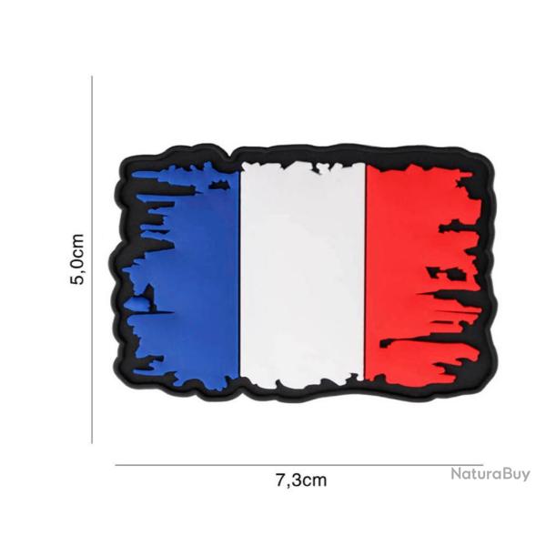 Patch 3D PVC Drapeau Vintage France (101 Inc)