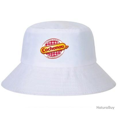 Bob Classique Blanc - Taille Adulte Unisexe - Look Casual Et Intemporel