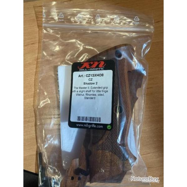 Poign�e ergonomique bois pour CZ Shadow 2 Kn Nill-Griffe