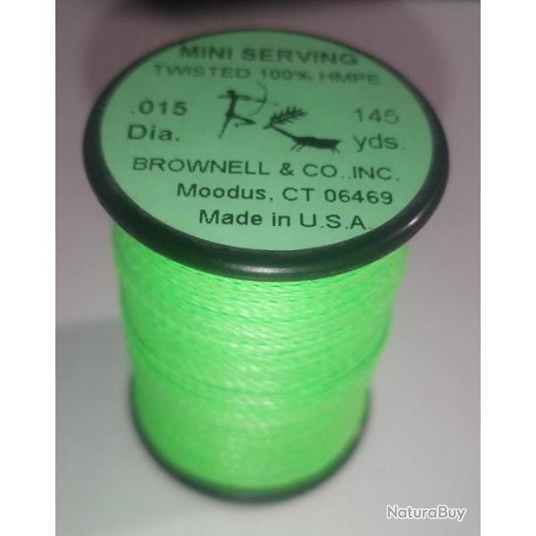 TRANCHE FIL VERT FLUO 0.15"- (le m�tre)