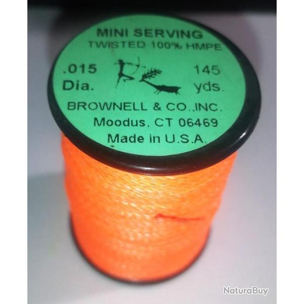 TRANCHE FIL ORANGE FLUO 0.15"- (le m�tre)