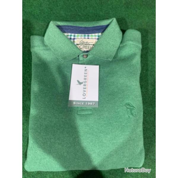 Sweat col boutonn� lovergreen