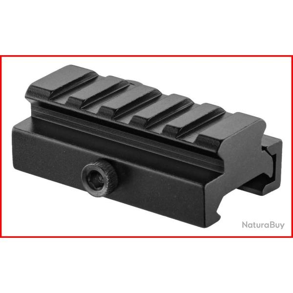 REHAUSSE RAIL PICATINNY QD 5 SLOTS