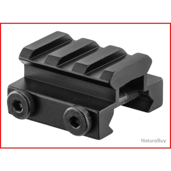 REHAUSSE RAIL PICATINNY 3 SLOTS