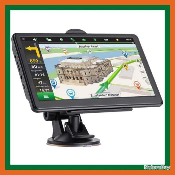 GPS �cran 7 pouces  - 8go de ram - Carte Europe 2022 - Pare-soleil - Livraison gratuite et rapide