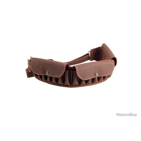 Cartouchi�re Januel calibre 12 en cro�te grasse 20 tubes avec rabats