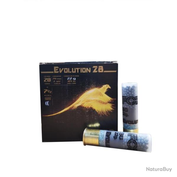 Cartouches � plomb FOB Evolution 28 BG 22 grammes