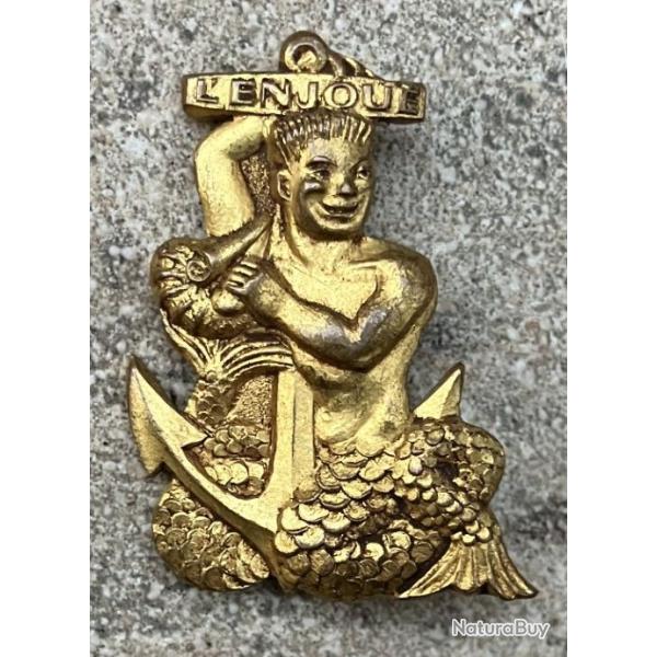 L' ENJOUE, Escorteur Ctier, (15/Pl. 40) dos lisse embouti