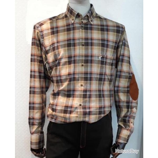 CHEMISE � CARREAUX AVEC COUDI�RES TM