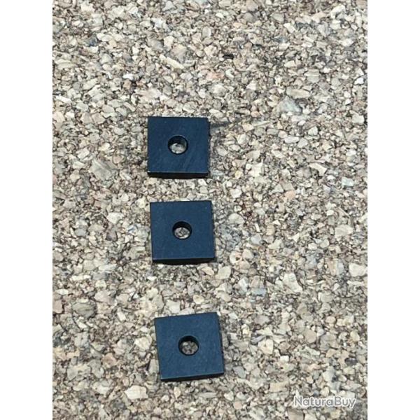 3 entretoises, coulisseaux, cales de Montage amovible BlaserR8 & R93  rail Swarovski, Khales