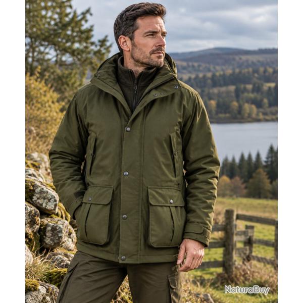 Parka Polyvalente 3 en 1 Hunters Green