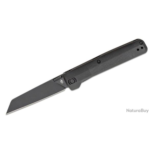 Couteau Gerber Pledge Black Lame Wharncliffe 7Cr17MoV Manche FRN Linerlock Clip G1883
