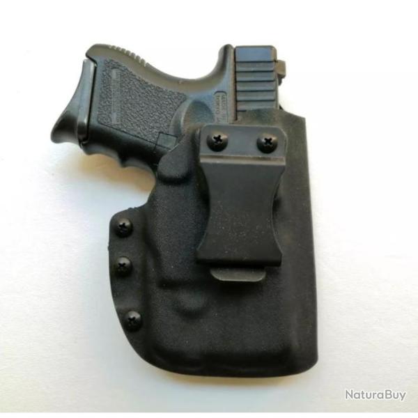 Offre sp�ciale Police Gendarmerie Holster Inside KYDEX Glock 26 TLR6 Droitier