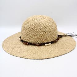 Chapeau de paille pour femme100%Raffia 06
