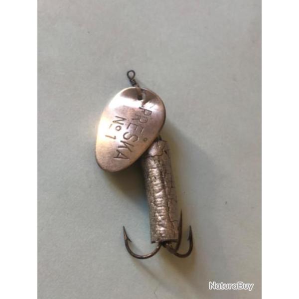 1 cuill�re PRESKA argent n 1 .2 cm p�che carnassier occasion collection