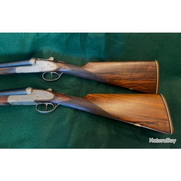 Paire de fusils Grulla - Platines Holland - self opening