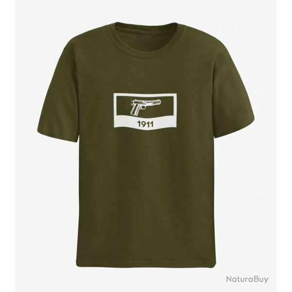 T shirt ARME 1911 Army Blanc