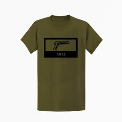 T shirt ARME 1911 Kaki Noir