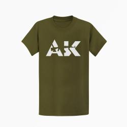 T shirt ARME AK Kaki Blanc