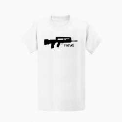 T shirt ARME Famas Blanc