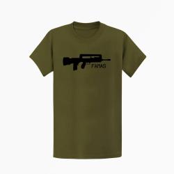 T shirt ARME Famas Kaki Noir