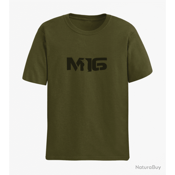 T shirt ARME M16 2 Army Noir
