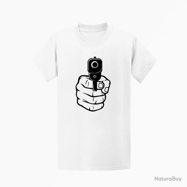 T shirt ARME DE POING Blanc