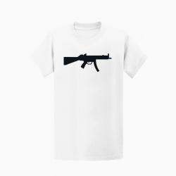 T shirt Armes MP5 Blanc