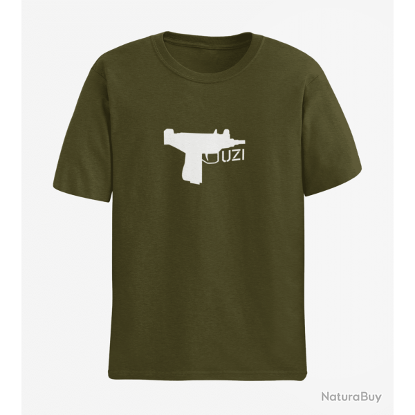 T shirt UZI Army Blanc