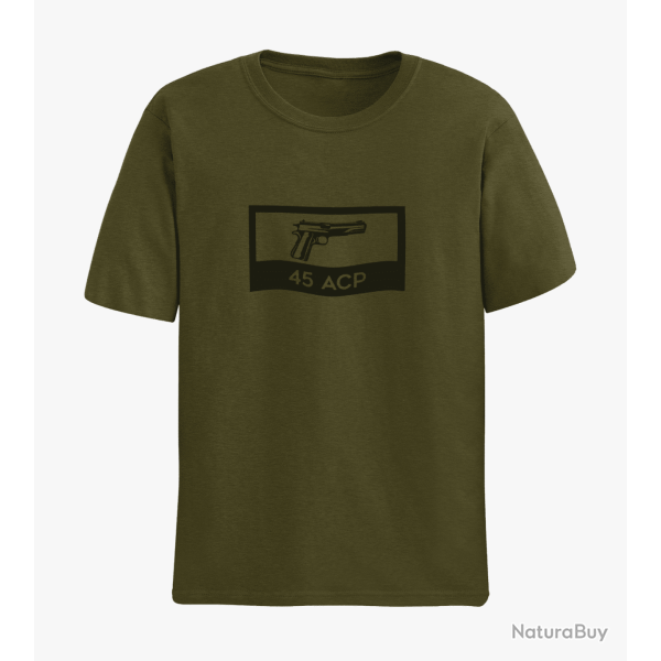 T shirt 1991 45 ACP Army Noir