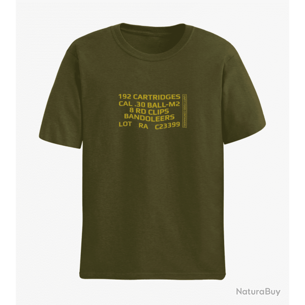 T shirt CAISSE MUNITIONS 30 Army