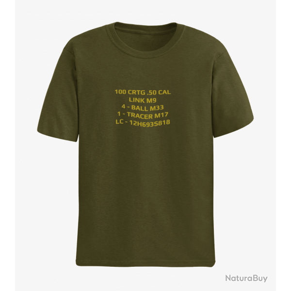 T shirt CAISSE MUNITIONS 50 Army