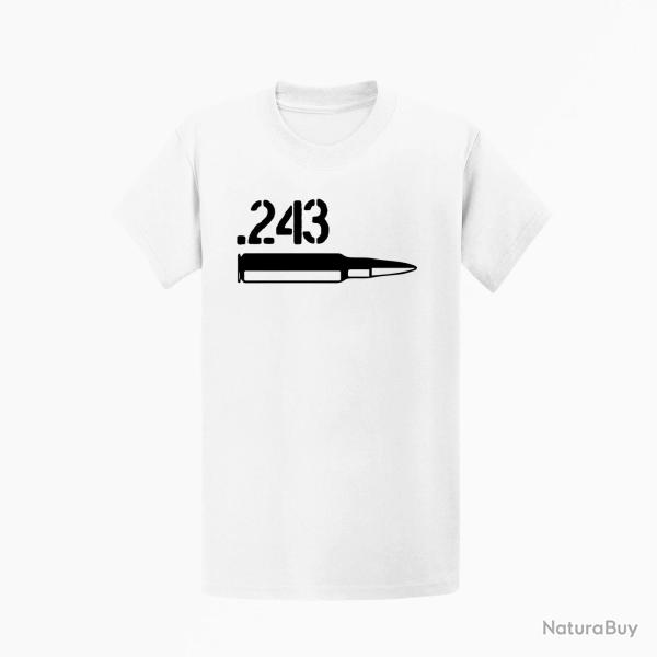 T shirt CARTOUCHE 243 win Blanc