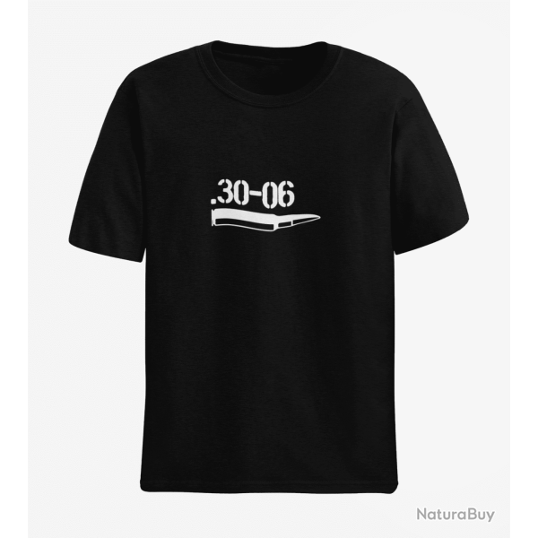 T shirt CARTOUCHE 30 06 Noir