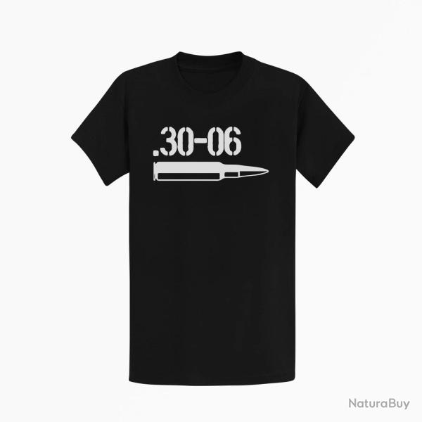 T shirt CARTOUCHE 30 06 Noir