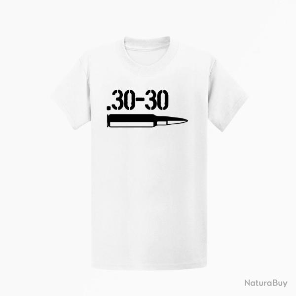 T shirt CARTOUCHE 30 30 Blanc
